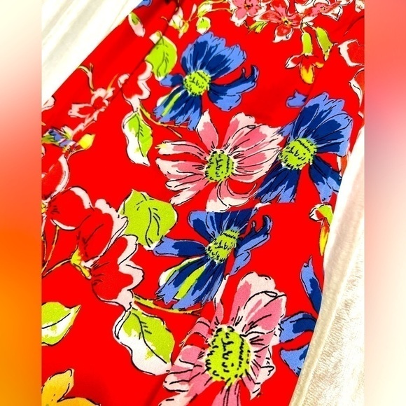 JESSICA SIMPSON Womens Red Lined Pullover Sleeveless Short Dress S - Picture 6 of 9